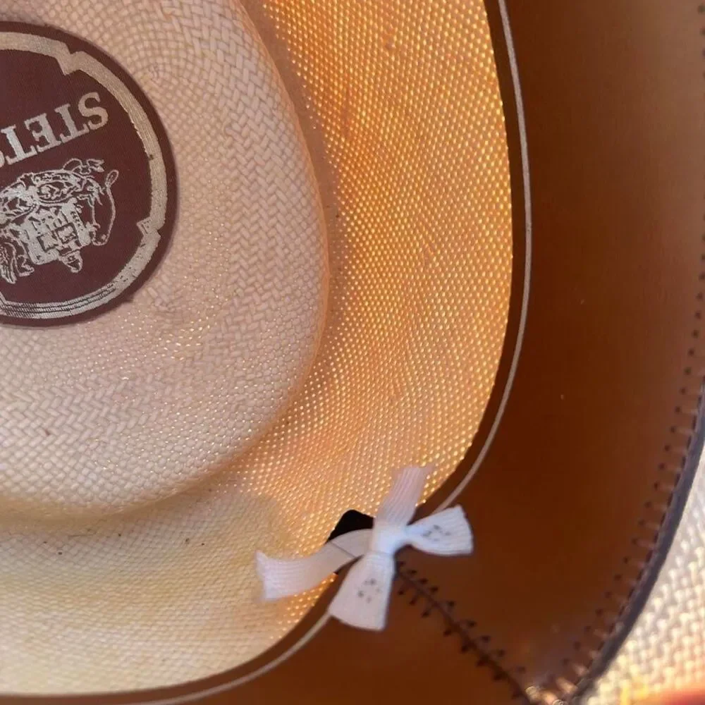 Stetson Men's Cream and Tan Hat